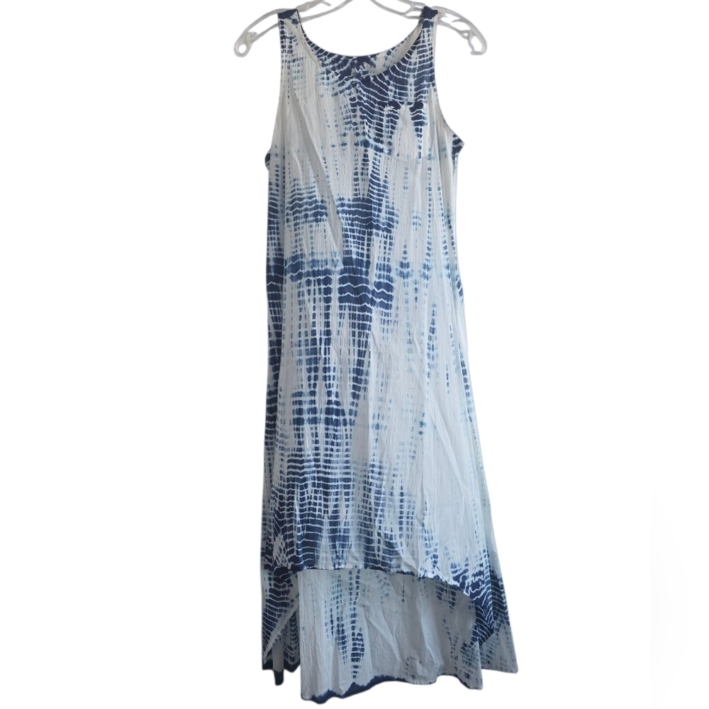 ❤️ 3 For 15 Blue and White Tie Dye Sleeveless Dress